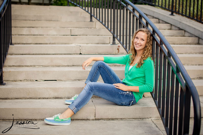 Portrait of Tracy Burkholder at the Franklin Park Conservatory Ohio