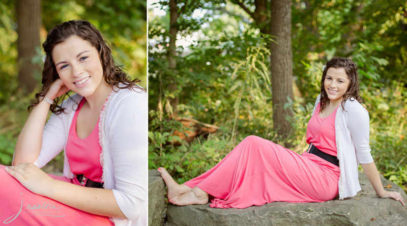 Senior portrait in Gahanna Ohio