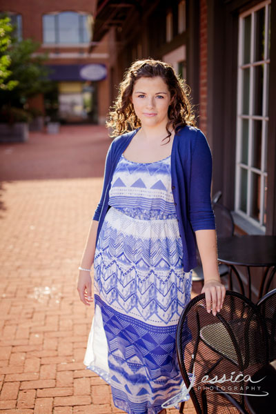 Senior portrait in Gahanna Ohio