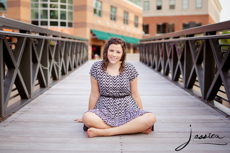 Senior portrait in Gahanna Ohio