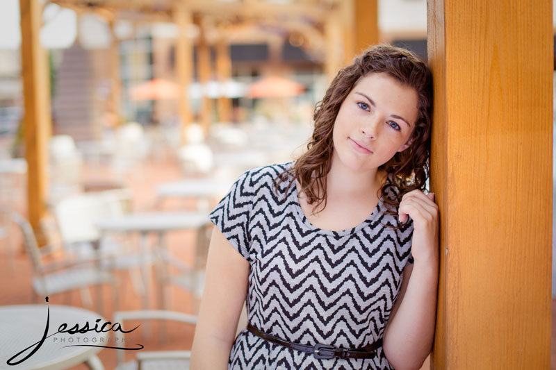 Senior portrait in Gahanna Ohio