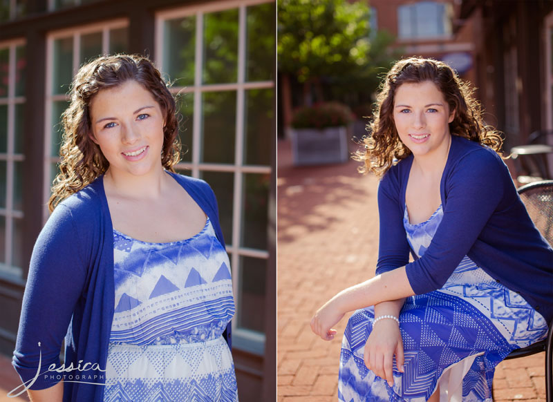 Senior portrait in Gahanna Ohio