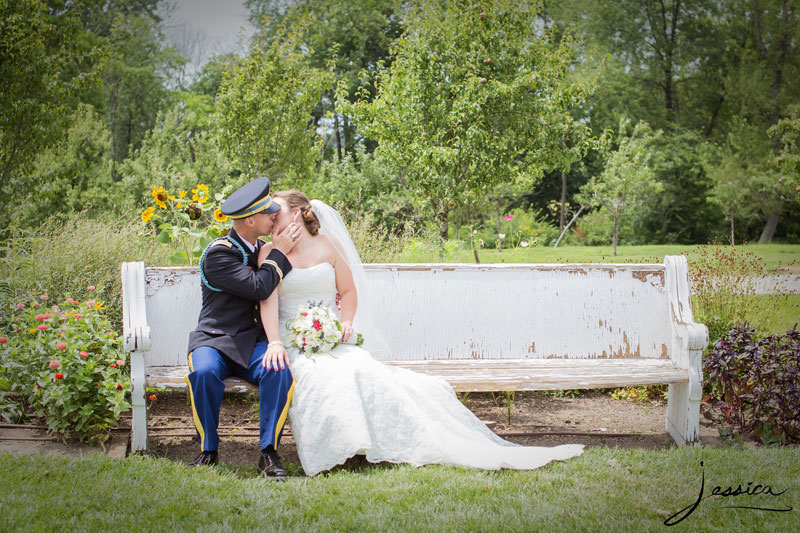 Wedding portraits at Jorgensen Farms