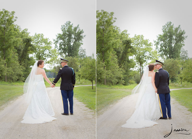 Wedding portraits at Jorgensen Farms