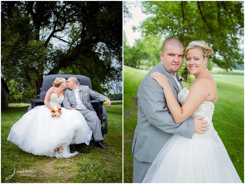 Drew and Brittany Komer wedding portraits