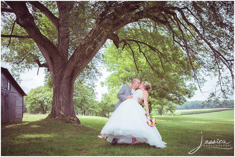 Country wedding portraits