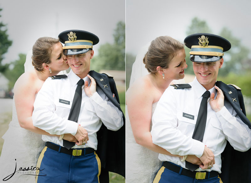 Wedding portrait at Jorgensen Farms of John and Samantha Janning