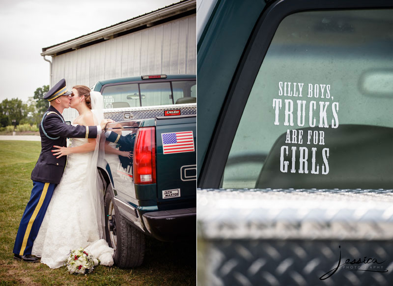 Pickup Truck Wedding Pics