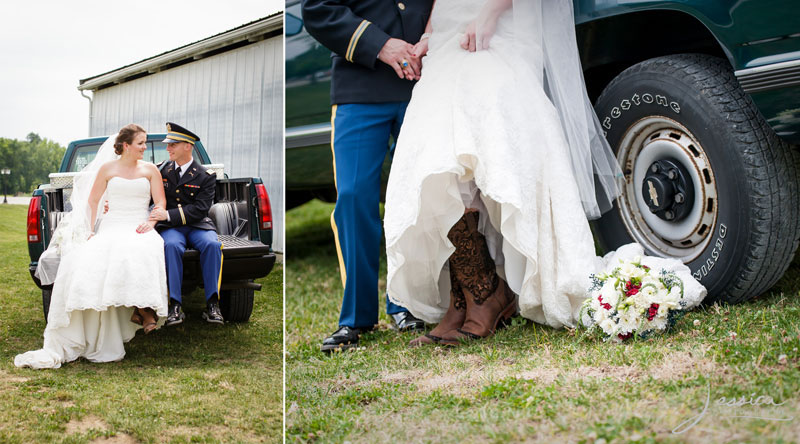 Pickup Truck Wedding Pics