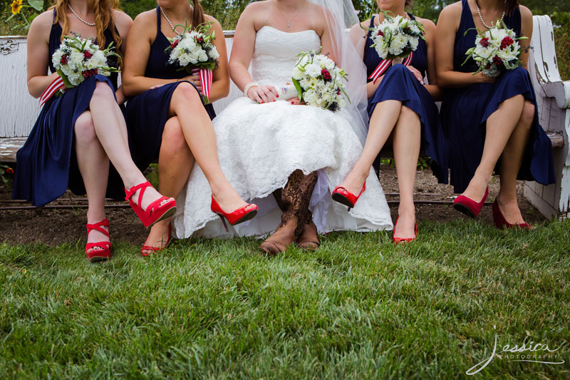 Bridesmaids' Shoes Pics
