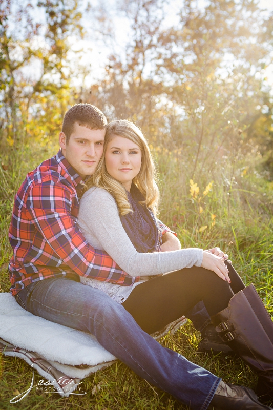 Engagement Portrait of Nathan Bidwell and Kaylee Wellman