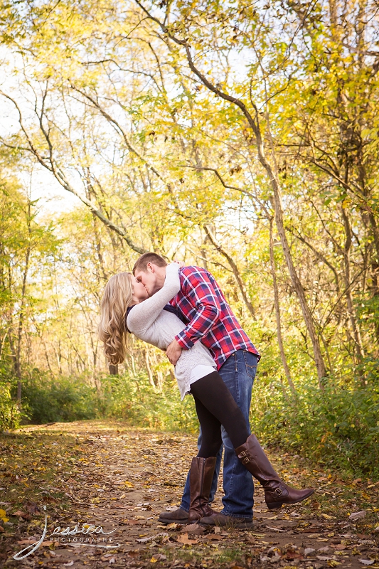 Engagement Portrait in the Fall