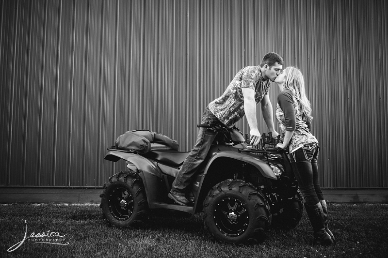 Engagement picture with a 4-wheeler