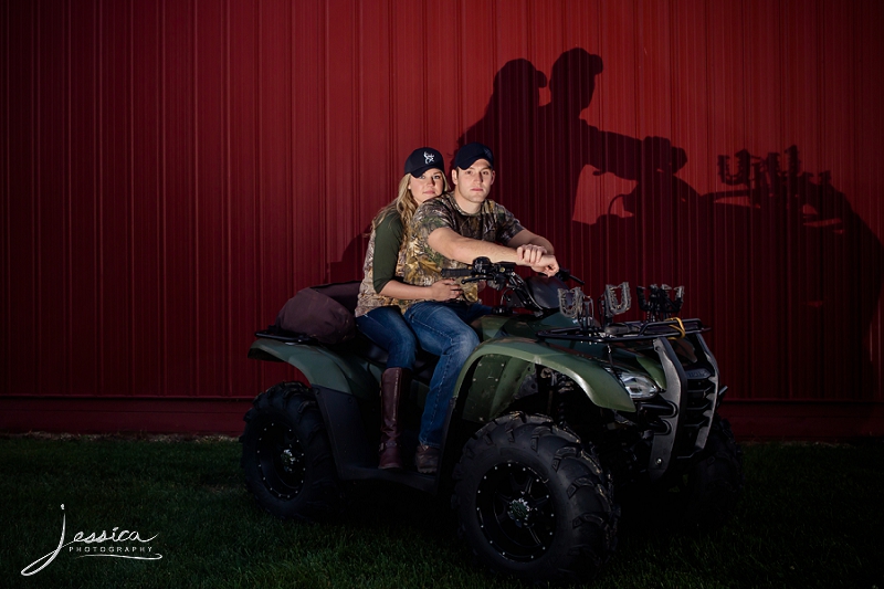 Engagement picture with a 4-wheeler