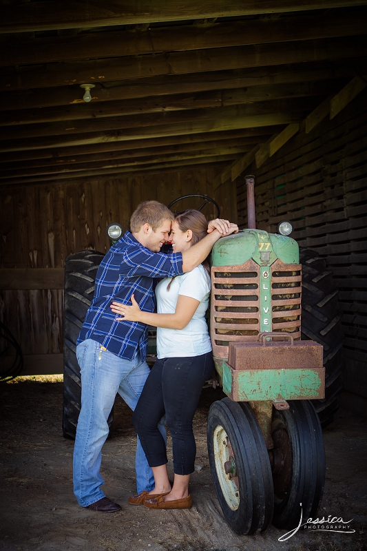 Engagement portriat of Sheldon Yoder and Rebecca Lawrence