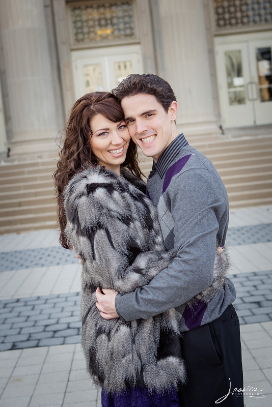 Engagement Pictures in Columbus Ohio of Kendrah Machiondo and Matthew Betz