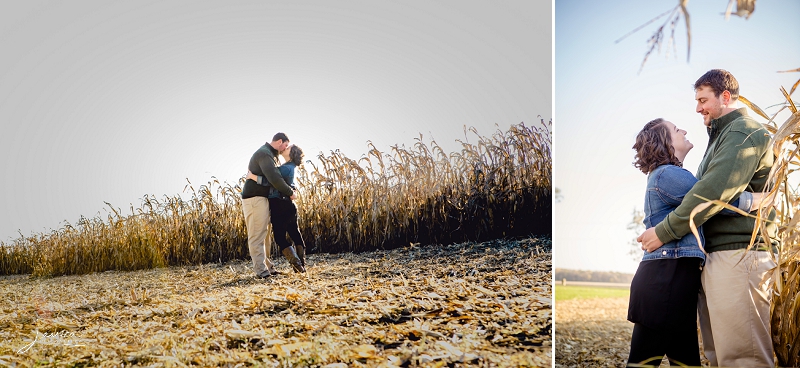 Engagement portraits in the country