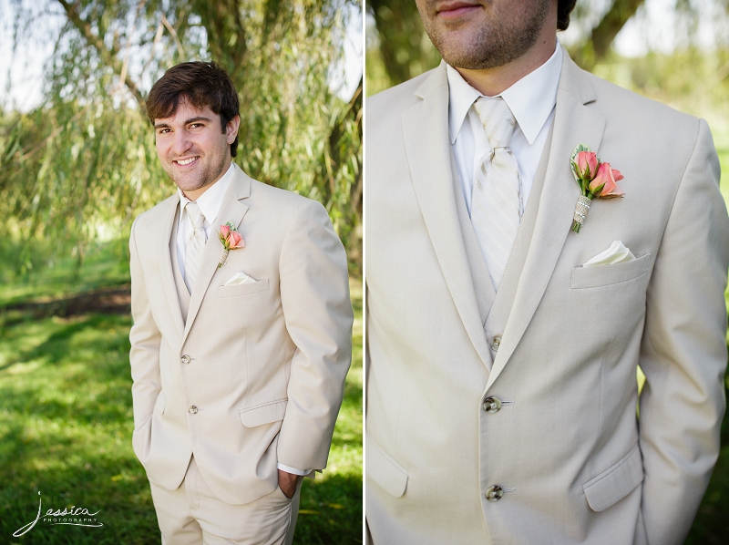 Portraits of the groom